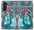 S3911 Jolie petite sirène Aqua Spa Etui Coque Housse pour Samsung Galaxy Z Fold 5