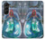 S3912 Jolie petite sirène Aqua Spa Etui Coque Housse pour Samsung Galaxy Z Fold 5