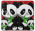 S3929 Panda mignon mangeant du bambou Etui Coque Housse pour Samsung Galaxy Z Fold 5