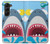 S3947 Caricature d'hélicoptère de requin Etui Coque Housse pour Samsung Galaxy Z Fold 5
