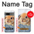 S0242 Lapin mignon Etui Coque Housse pour Google Pixel 7a