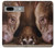 S0519 PitBull Visage Etui Coque Housse pour Google Pixel 7a
