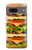 S0790 Hamburger Etui Coque Housse pour Google Pixel 7a