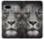 S1352 Lion Visage Etui Coque Housse pour Google Pixel 7a