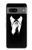 S1591 Anonymous Homme en Costume Noir Etui Coque Housse pour Google Pixel 7a