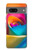S1671 Arc en ciel coloré Rose Etui Coque Housse pour Google Pixel 7a