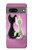 S1832 Chat d'amour Etui Coque Housse pour Google Pixel 7a