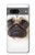 S1852 Chien carlin Etui Coque Housse pour Google Pixel 7a