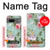 S2178 Peinture Fleur Art Floral Etui Coque Housse pour Google Pixel 7a