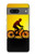 S2385 Vélo Vélo Coucher de soleil Etui Coque Housse pour Google Pixel 7a