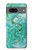S2653 Dragon Vert Turquoise Pierre Graphique Etui Coque Housse pour Google Pixel 7a