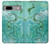 S2653 Dragon Vert Turquoise Pierre Graphique Etui Coque Housse pour Google Pixel 7a