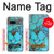 S2685 Aqua Turquoise imprimé graphique Gemme Etui Coque Housse pour Google Pixel 7a