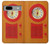S2780 Radio bakélite orange millésimé Etui Coque Housse pour Google Pixel 7a