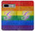S2899 Arc en ciel LGBT Gay Pride Drapeau Etui Coque Housse pour Google Pixel 7a