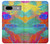 S2942 Peinture Coup de pinceau Etui Coque Housse pour Google Pixel 7a
