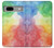 S2945 Aquarelle colorée Etui Coque Housse pour Google Pixel 7a