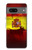 S2984 Espagne Football Football Etui Coque Housse pour Google Pixel 7a