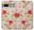 S3037 Jolie Flora Rose Cottage Etui Coque Housse pour Google Pixel 7a