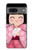 S3042 Japon fille Hina Sakura Kimono Poupée Etui Coque Housse pour Google Pixel 7a