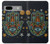 S3175 Hamsa Mosaïques main Etui Coque Housse pour Google Pixel 7a