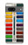 S3243 Ensemble de peinture aquarelle Etui Coque Housse pour Google Pixel 7a