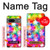 S3292 Coloré Disco étoile Etui Coque Housse pour Google Pixel 7a