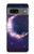 S3324 Croissant de lune Galaxie Etui Coque Housse pour Google Pixel 7a