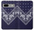 S3357 Marine Bleu Bandana Motif Etui Coque Housse pour Google Pixel 7a