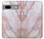 S3482 Imprimer Graphique marbre rose Etui Coque Housse pour Google Pixel 7a