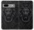 S3619 Lion noir gothique Etui Coque Housse pour Google Pixel 7a