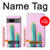 S3673 Cactus Etui Coque Housse pour Google Pixel 7a