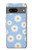 S3681 Motif de fleurs de marguerite Etui Coque Housse pour Google Pixel 7a