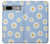 S3681 Motif de fleurs de marguerite Etui Coque Housse pour Google Pixel 7a