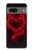 S3682 Cœur du diable Etui Coque Housse pour Google Pixel 7a