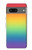 S3698 Drapeau de fierté LGBT Etui Coque Housse pour Google Pixel 7a