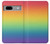 S3698 Drapeau de fierté LGBT Etui Coque Housse pour Google Pixel 7a