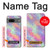 S3706 Arc-en-ciel pastel Galaxy Pink Sky Etui Coque Housse pour Google Pixel 7a