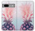 S3711 Ananas rose Etui Coque Housse pour Google Pixel 7a