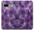 S3713 Graphique violet améthyste à quartz imprimé Etui Coque Housse pour Google Pixel 7a