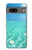 S3720 Summer Ocean Beach Etui Coque Housse pour Google Pixel 7a