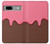S3754 Cornet de crème glacée à la fraise Etui Coque Housse pour Google Pixel 7a