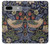 S3791 William Morris Strawberry Thief Fabric Etui Coque Housse pour Google Pixel 7a