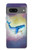 S3802 Rêve Baleine Pastel Fantaisie Etui Coque Housse pour Google Pixel 7a