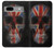 S3848 Crâne de drapeau du Royaume-Uni Etui Coque Housse pour Google Pixel 7a
