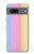 S3849 Couleurs verticales colorées Etui Coque Housse pour Google Pixel 7a