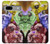 S3914 Galaxie colorée de costume d'astronaute de nébuleuse Etui Coque Housse pour Google Pixel 7a