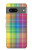 S3942 Tartan à carreaux arc-en-ciel LGBTQ Etui Coque Housse pour Google Pixel 7a