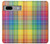 S3942 Tartan à carreaux arc-en-ciel LGBTQ Etui Coque Housse pour Google Pixel 7a