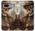S3949 Crâne Steampunk Fumer Etui Coque Housse pour Google Pixel 7a